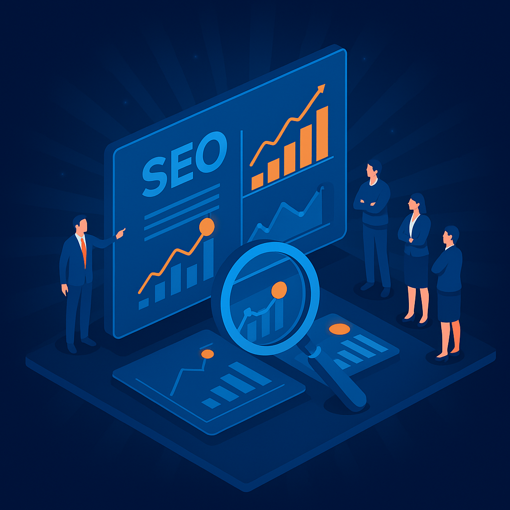 Analyse und Dashboard zu Sichtbarkeit im Internet